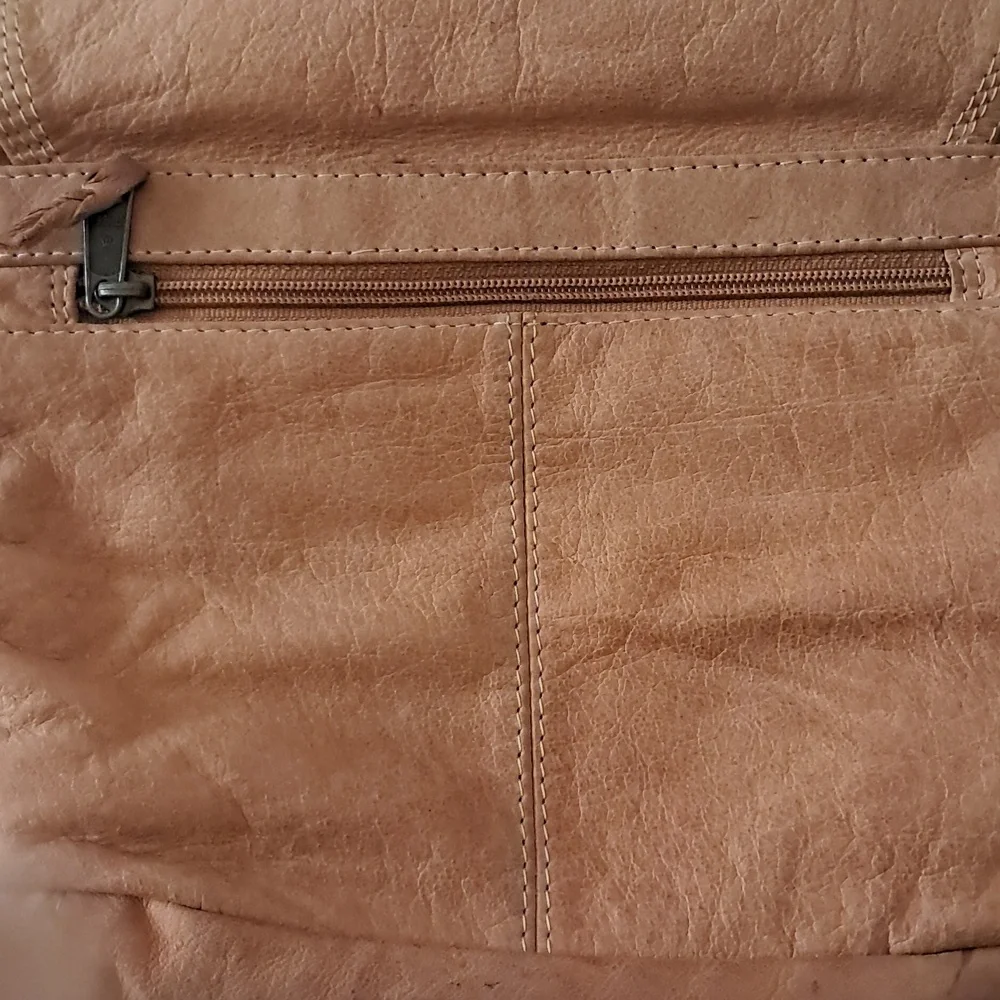 Hand Made American Indian Suede Leather Bag - Picture 7 of 9
